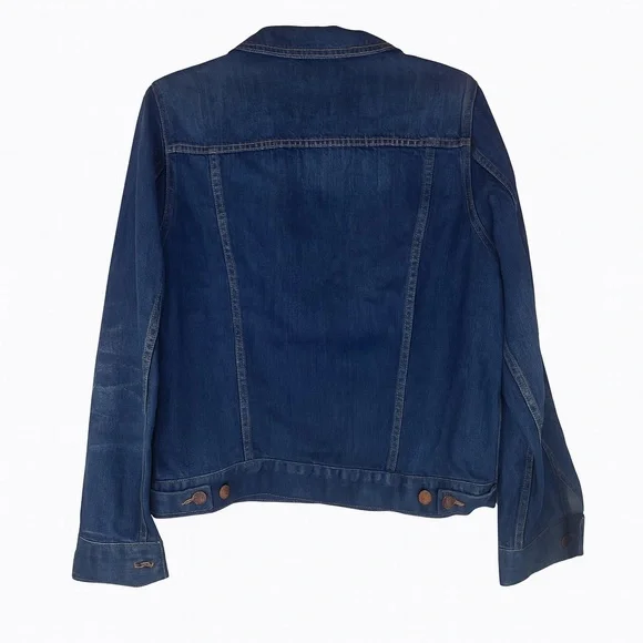 Madewell Classic Denim Jacket in Dark Wash – Size XL - Picture 2 of 4